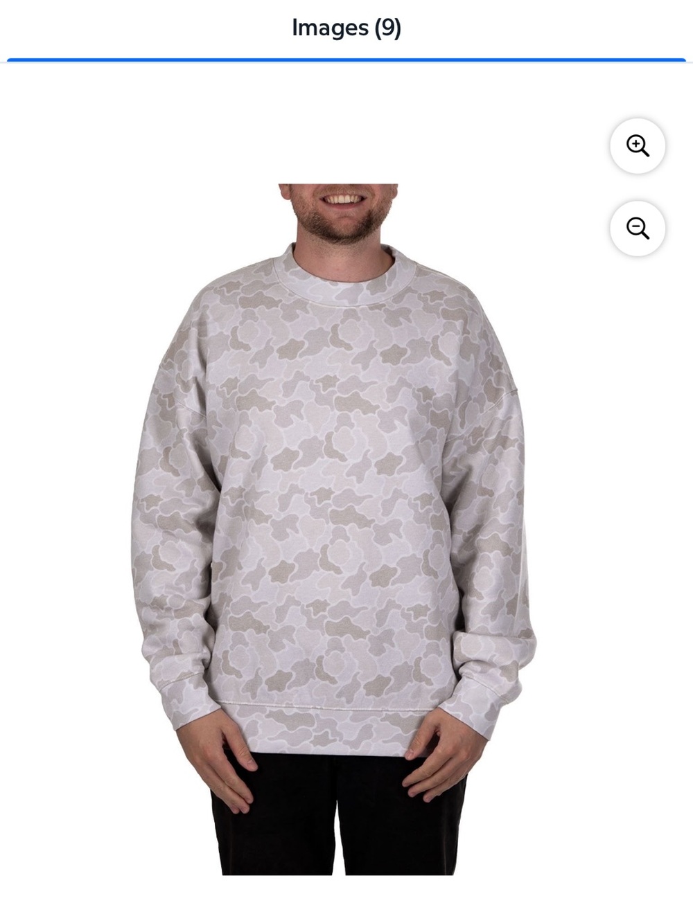 Men's State of Mine XL Camo Crewneck Sweatshirt - NWT